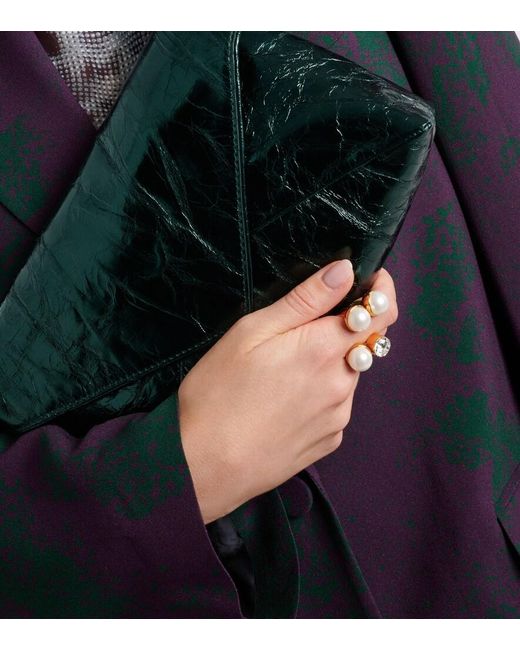 Dries Van Noten Metallic Embellished Ring