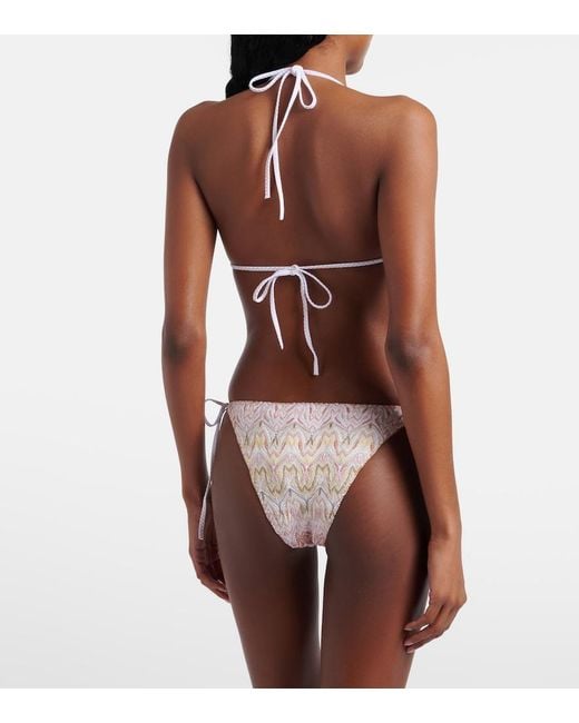 Missoni White Lame Bikini