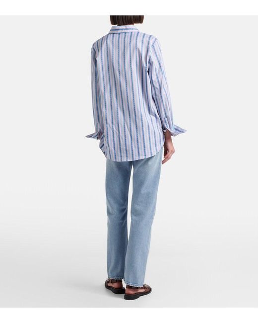 Agolde Blue 90's Pinch Waist Straight Jeans