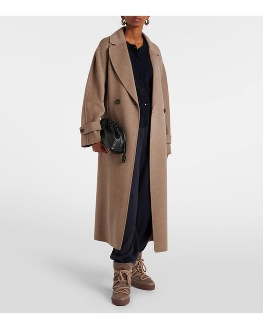 Inuikii Classic Wedge Leather Snow Boots in Brown | Lyst