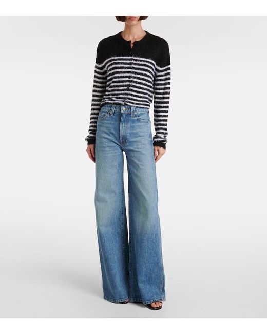 Khaite Blue Wide-Leg Jeans Dane