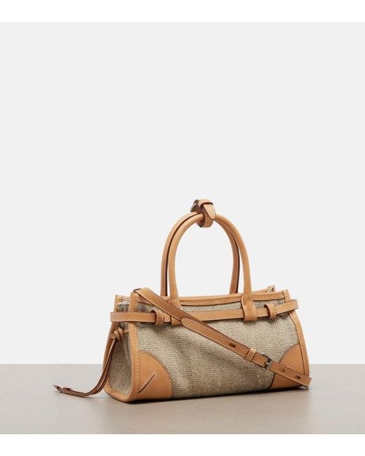 Prada Metallic Bonnie Small Top-Handle Bag