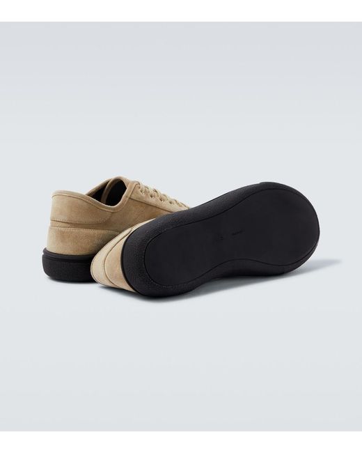 The Row White Suede Sneakers for men