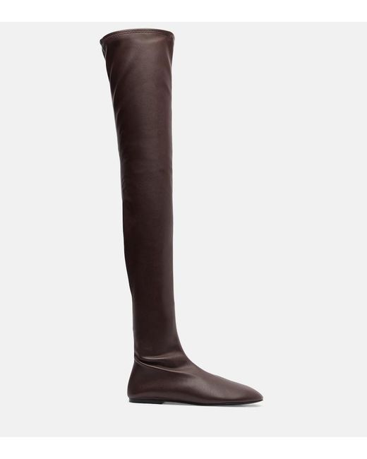 Proenza Schouler Brown Tee Over-The-Knee Boots