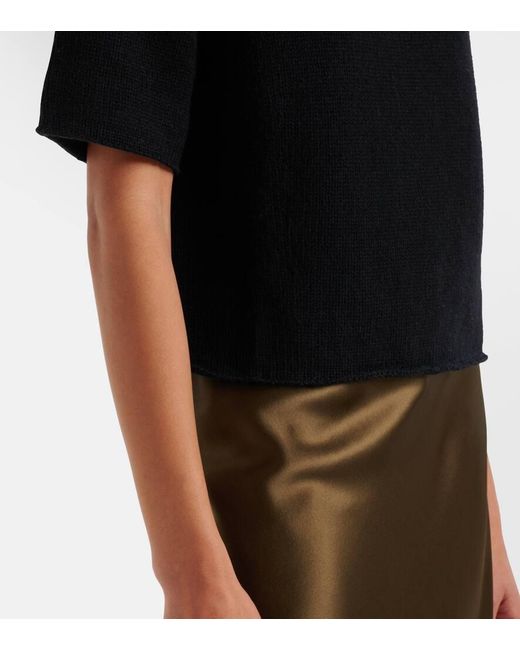 Lisa Yang Black Top Fride Aus Kaschmir
