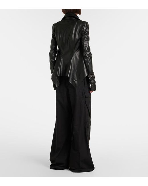 Rick Owens Black Drkshdw Jumbo Belas Cotton Cargo Pants