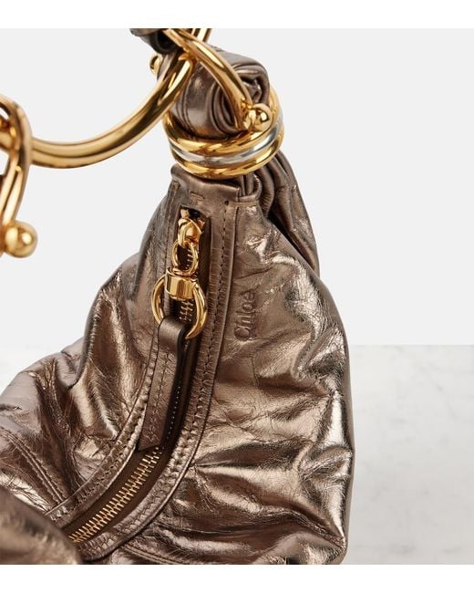 Chloé Pink Bracelet Small Leather Shoulder Bag