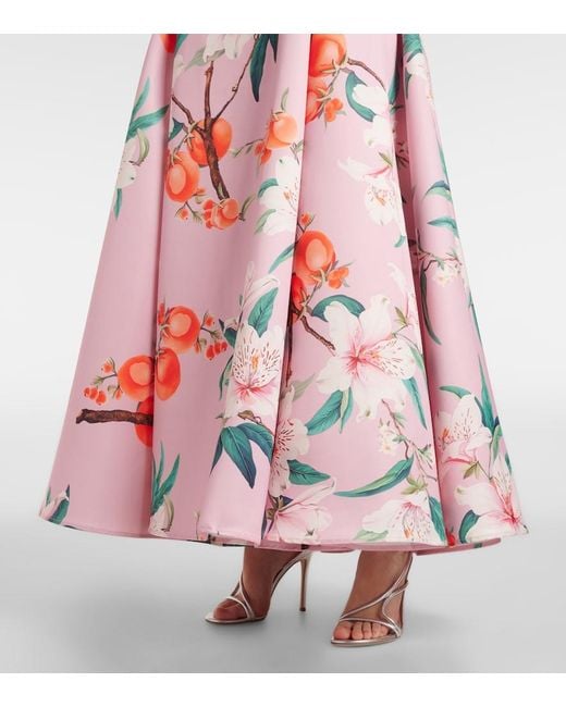 LEO LIN White Nora Floral Cocktail Dress