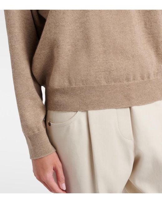 Pullover di Brunello Cucinelli in Natural