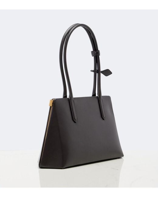 Alaïa Black Prisme Medium Leather Shoulder Bag