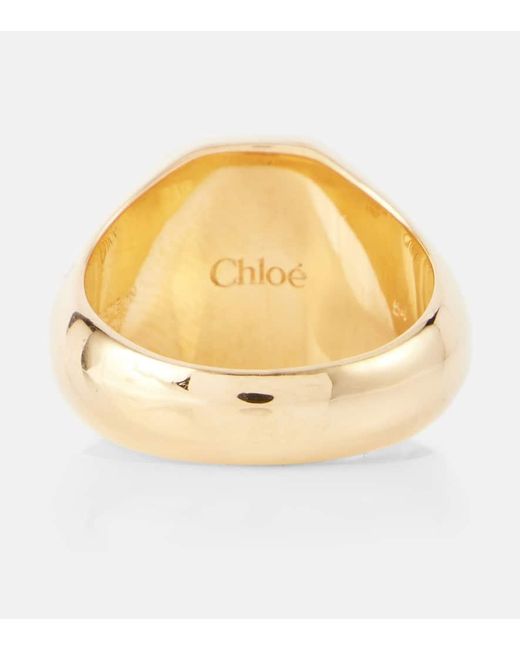Chloé Natural Charms Embellished Ring