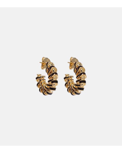 Zimmermann Metallic Loop-Plated Hoop Earrings