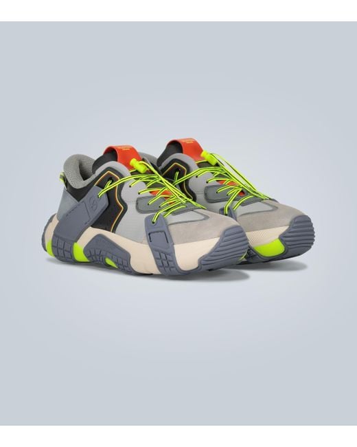 valentino full leather camo trainers