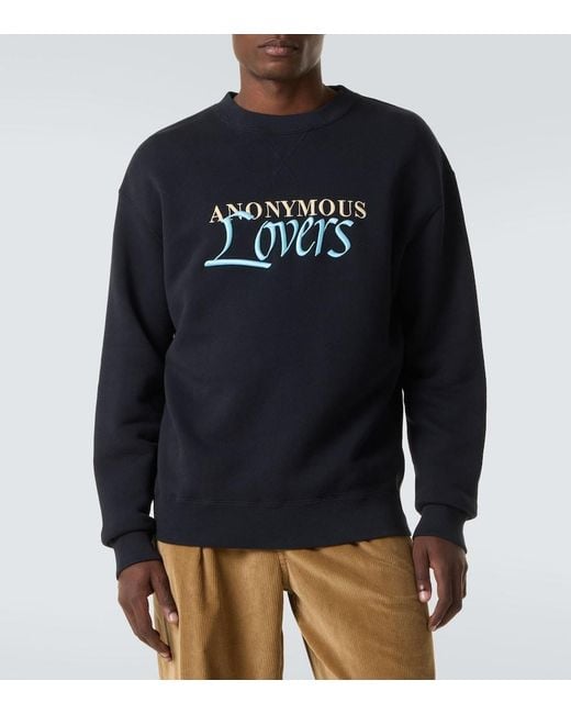 J.W. Anderson Blue Anonymous Lovers Embroidered Sweatshirt for men