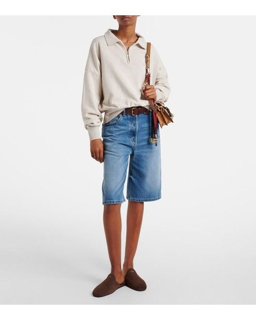 Prada Brown Suede Mules