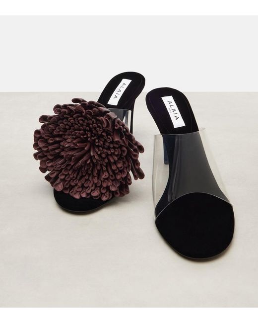 Alaïa Black Alaã¯A Asymmetrical Stiletto Sandals
