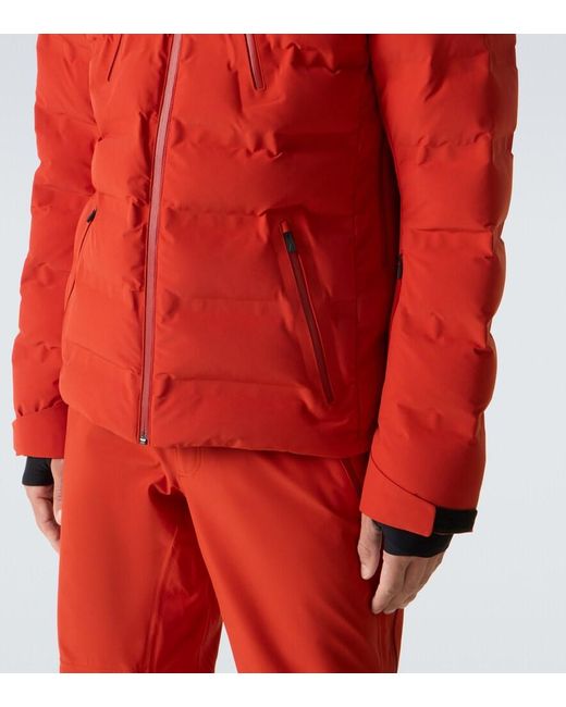 Aztech Mountain Red Nuke Suit Down Ski Jacket for men