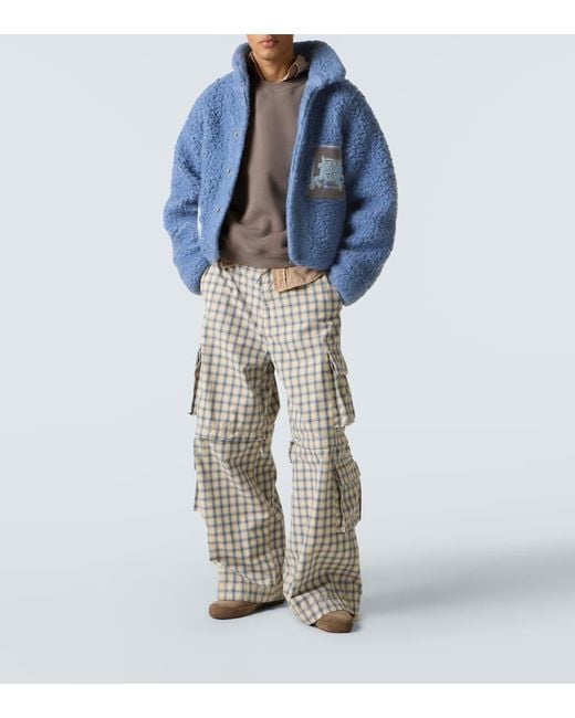 Veste En Laine Melangee ERL pour homme en coloris Blue