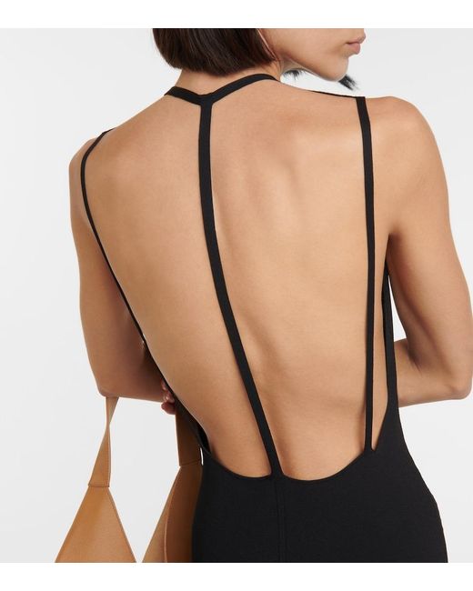 Khaite Black Maxikleid Teri