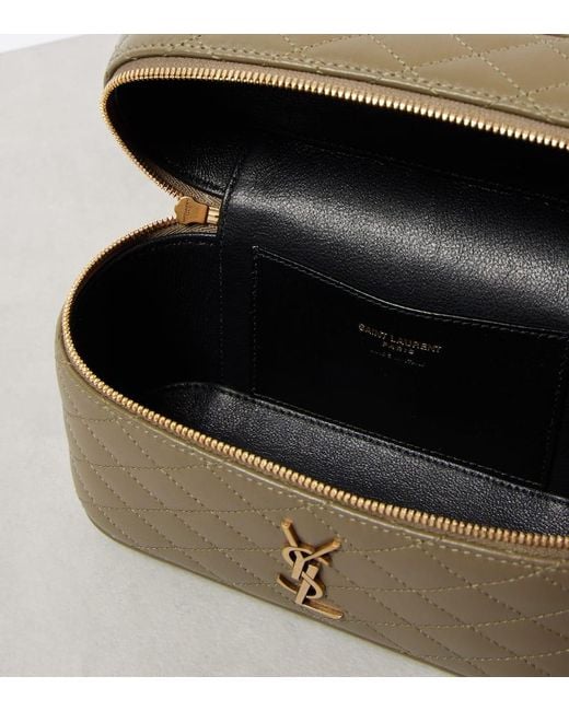 Saint Laurent Brown Schultertasche Gaby Cassandre Aus Leder