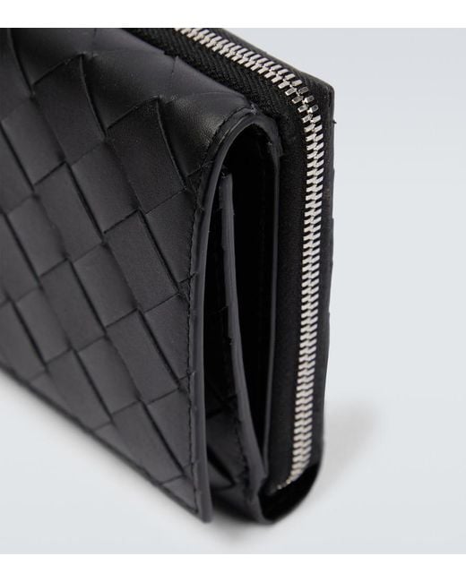 Bottega Veneta Black Leather Wallet for men