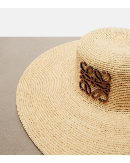 Loewe Natural Paula's Ibiza Anagram Raffia Sun Hat