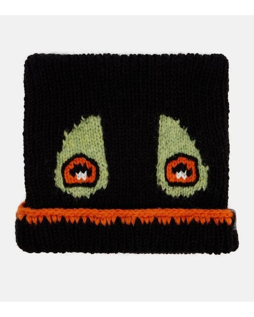 Loewe Black X Louis Wain Muetze Cat Aus Einem Wollgemisch