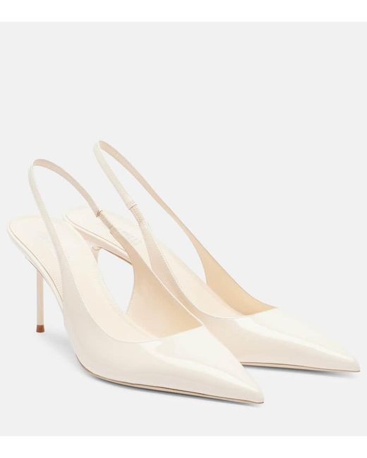 Paris Texas Women's Lidia Leather Sandals White