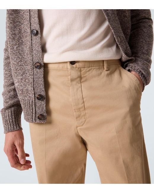 Slowear Natural Cotton Straight Pants for men