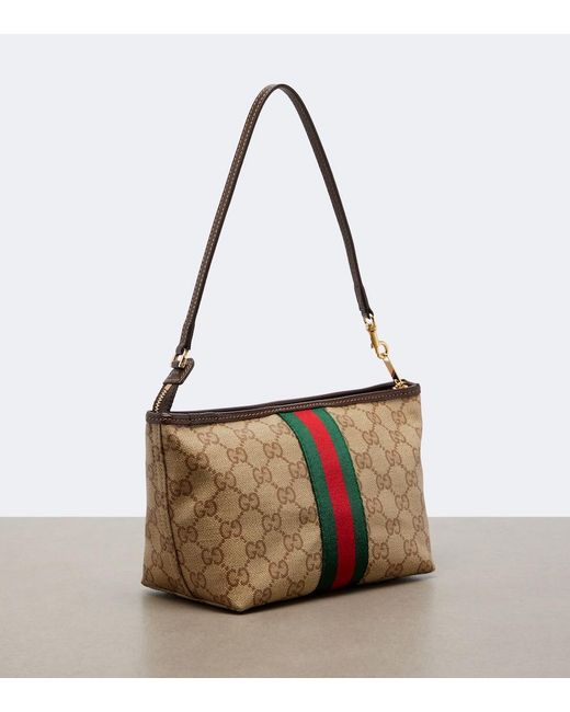 Gucci Natural Essence Gg Canvas Mini Pouch