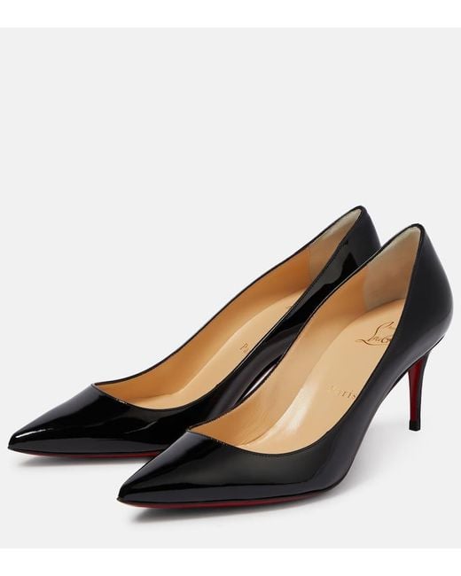 Christian Louboutin Black Pumps Kate Aus Lackleder