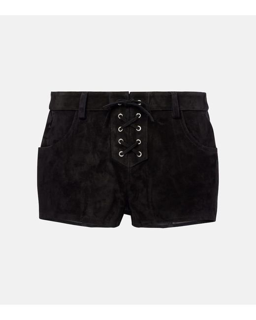 Short En Daim Isabel Marant en coloris Black