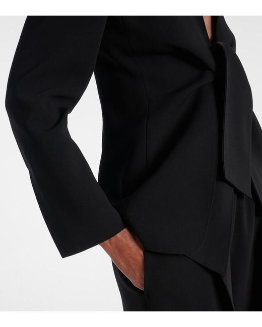 Max Mara Black Ghiotto Cady Blazer