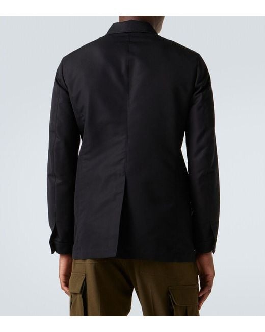 Tom Ford Blue Cotton-Blend Field Jacket for men