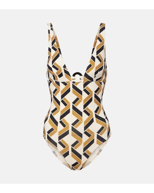 Eres Metallic Party Patterned Swimsuit