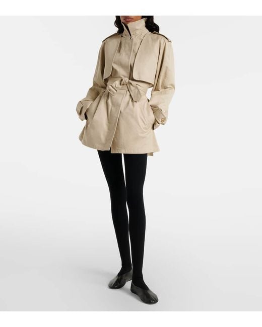 The Row Natural Jacke Tavoris Aus Baumwoll-Gabardine