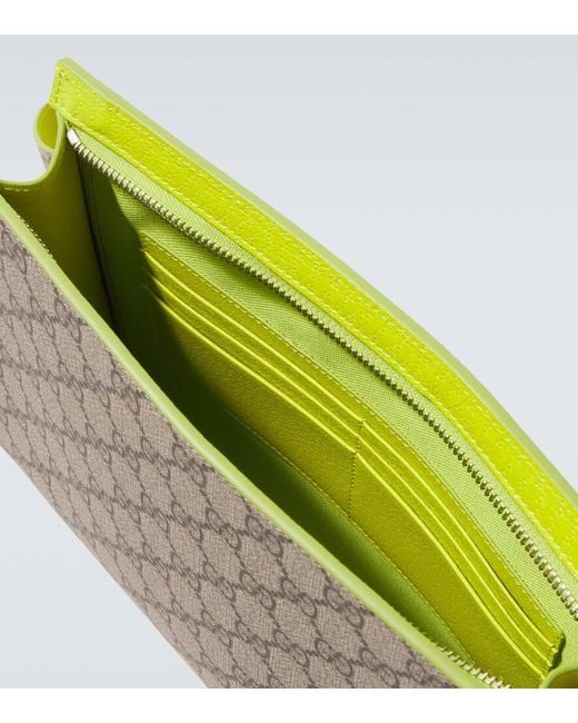 Gucci Etui Mit Riemen Gg Small Aus Canvas in Metallic für Herren