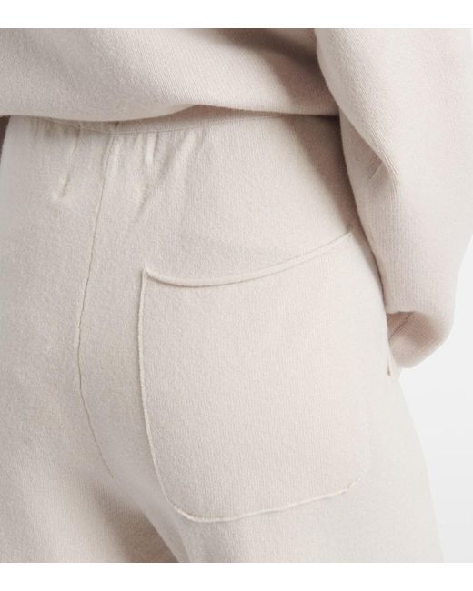 Extreme Cashmere White Rush Cashmere-Blend Straight Pants