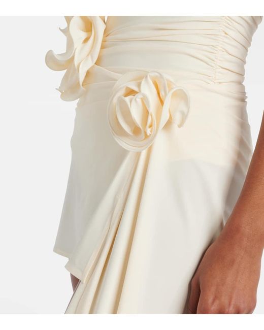 Mini falda asimétrica Magda Butrym de color White