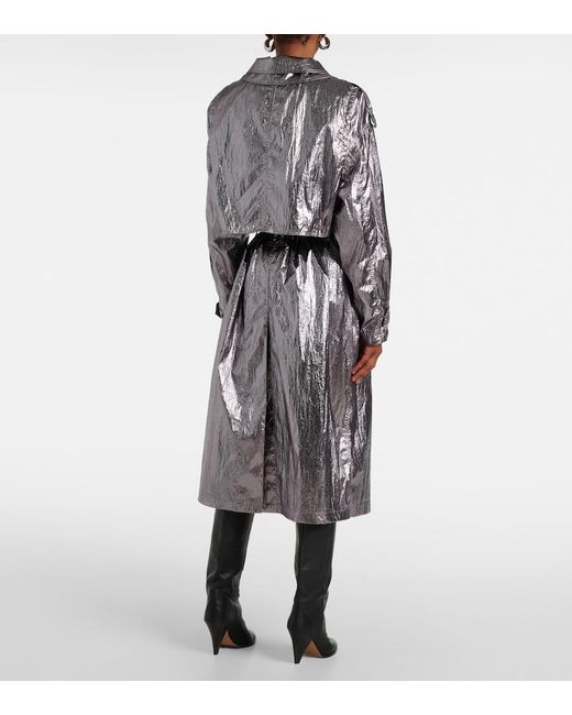 Isabel Marant Gray Lsikagd Trench Coat