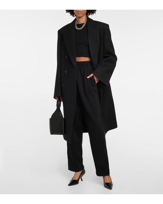 Wardrobe NYC Black X Hailey Bieber Hb Cotton Fleece Sweatpants