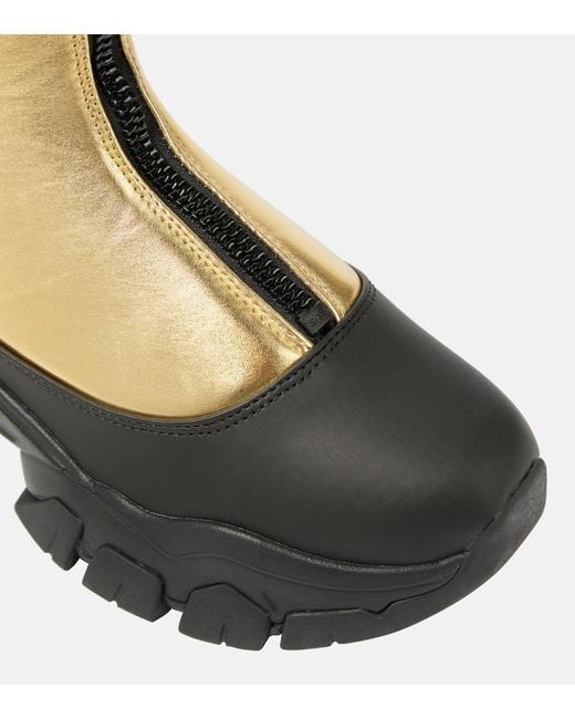 Goldbergh Black Glint Metallic Snow Boots
