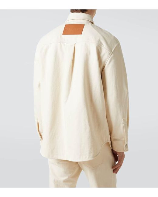 Camisa En Denim Jil Sander de hombre de color Natural
