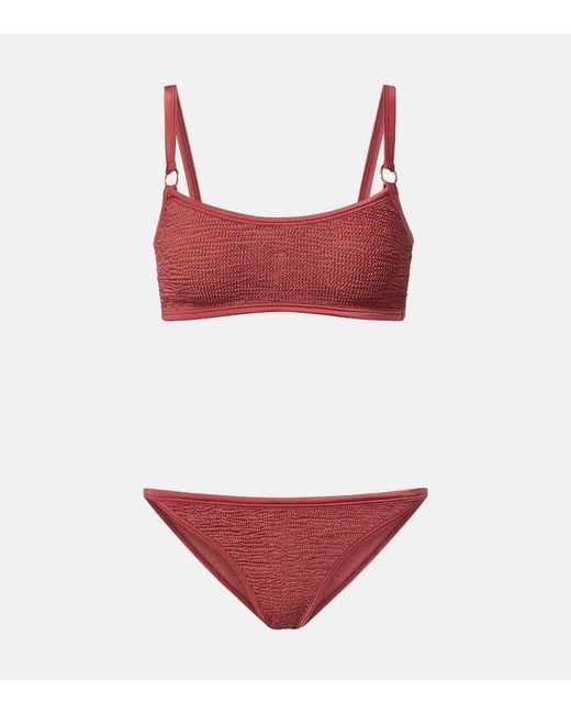 Hunza G Red Iris Bikini