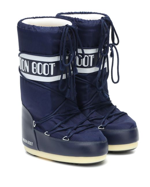 Moon Boot Blue Ankle Boots