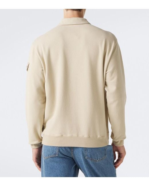 Pullover Polo Ghost di Stone Island in Natural da Uomo
