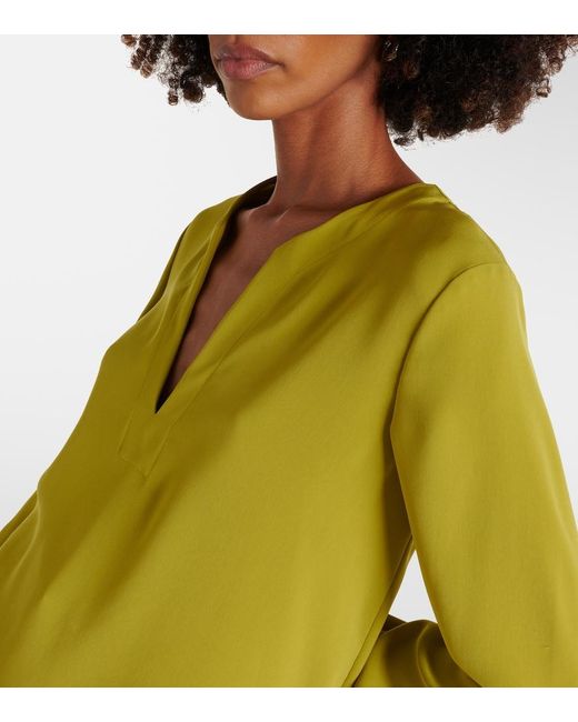 Max Mara Green Oboli Blouse