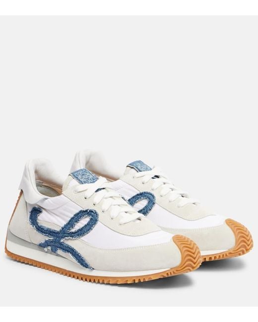 Sneakers Flow Runner 2.0 di Loewe in White