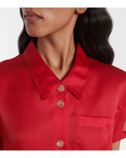 Camicia Keefe di Khaite in Red