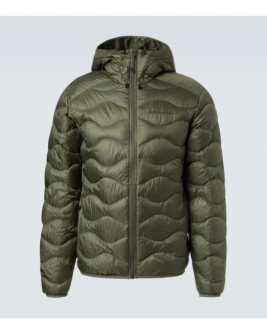Peak Performance Green Helium Hooded Down Jacket for men